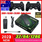 10000+ 4K HDMI TV Video Game Stick Retro Gaming Console w/ 2 Wireless ControllAN