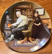 1989 Knowles Norman Rockwell "Keeping Company" W/COA NIB FREE SHIPPING