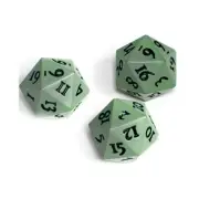 Ultra Pro Dice d20 Vivid Heavy Metal - Cool Matcha (2) SW (New)