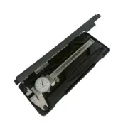6" Dial Caliper 0.001 Stainless Steel Caliper 4-Way Measurement W/ Plastic Case