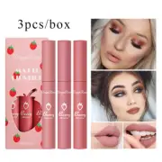 3 PCS/Set Long Lasting Lip Gloss Beauty Glazed Matte Liquid Lipstick Lip+