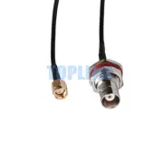 SMA Male Plug to BNC Female Jack Adapter RF Pigtail Coax Cable RG174 15cm ~ 3m