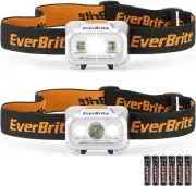 Everbrite LED Headlamp, 4 Lighting Modes, Pivoting Head with Adjustable Headband