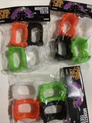 36 Plastic Vampire Fangs Teeth Halloween Costume Party Favors Monster Fangs
