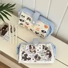 Canvas Pen Bag Large Capacity Pen Box New Pencil Case School Office Supplies