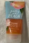 New Sealed Bath And Body Works Pretty as a Peach 8 oz Foaming Sugar Body Scrub