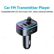 Car Radio Adapter FM Transmitter Wireless Bluetooth-compatible USB Charger Call