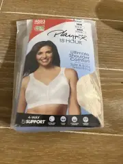 Playtex 18-Hour Original Comfort Strap Wirefree Bra Style 4693 38DD