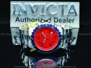 NEW! Invicta Men's 45mm Specialty Pilot Chronograph Red Dial Bracelet SS Watch