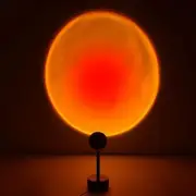 Sunset Projection Led Light, Rainbow Floor Stand Modern Lamp Night Light for Living Room Bedroom Romantic Projector Gift for Wedding Birthday Party -USB Charging