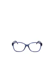 Geometric frame flat mirror 55 Blue