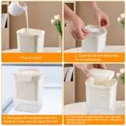 Greek Yogurt Strainer with Lid Compact Yogurt Whey Separator Food Grade·-·-