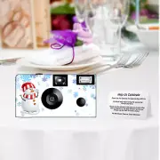 10 Snowman Single Use Disposable Cameras-holiday /Christmas (F53200)