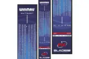WINMAU Outshot Dart Mat Practice Zone Score Non Slip Protective Tournament Oche