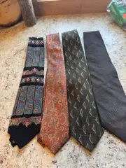 DONNA KARAN, JOS.A. BANK, BILL BLASS, ERMMENEGILDO ZEGNA MEN'S DESIGNER TIES BUN