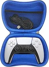 Surge Pro Gamer Pack (11 pcs) Accessory Kit, PlayStation 5 DualSense Controller Starter Pack, w/ EVA Controller Case, Controller Grips, Thumb Grips, Braided Charge Cable
