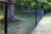Black PVC Coated Chain-Link/Cyclone Fence 2.1m*10m*50*50mm*3.5mm ,$165/roll