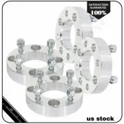 4 pcs 1.25" 4x4.5 12x1.5 Studs Wheel Spacers For Hyundai Honda Accord