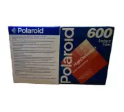 Lot Of 2 NEW SEALED VINTAGE ~ Polaroid 600 Instant Film Expired 10/96 & 5/03