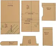 Respicefinem DIY Wallet Pattern Template Transparent Acrylic Manual Mobile Phone Purse Template Ideal for Crafting Small Wallets and Card Bags Made of Durable Acrylic Material