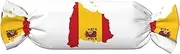 GaxfjRu Spanish Flag Map print Men's Crewneck Sweater Soft Casual Sweaters for Men Classic Loose Fit Pullover Sweaters