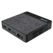Mini PC Windows 11 Mini Desktop Computer with Intel Gemini Lake N4000 Processor 6G LPDDR4 64G EMMC Support Dual Screen 4K Resolution Wifi BT for Busin