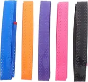 5pcs Badminton Racket Sweatband Bike Grips Tape Paddle Grip Tape Badminton Grip Tape Grip Tape Hand Grip Tape Tennis Racquet Grip Badminton Racket Grip Cover