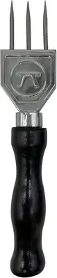 Outset Bartending Tool, Metal Ice Pick with Wood Handle, 7.25" Black