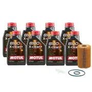 8L Motul 8100 X-CLEAN +5W30 Wix Filter Motor Oil Change Kit API SN/CF For Toyota (for: Toyota)