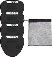 Hikeen 4 Packs Baseball Training Gloves Infield Training Gloves Pancake Glove Softhands Baseball Fielding Trainer Flat Glove Two-Hands