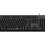 RAPOO NK1900 Laser Carved Keycap Multimedia Hotkeys Wired Keyboard