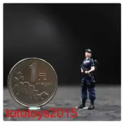 1/43 1/64 1/87 Police Girl Scene Miniatures Figures Doll For Cars Vehicles Toys