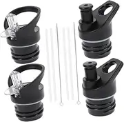 Water Bottle Straw Replacement Flip Straw Lid Wide Mouth Cap Flask Lid