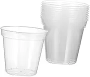 ibasenice 10 Pcs Clear Nursery Pots for Orchids Plastic Seedling Pots with Drainage Holes for Small Plants for Indoor and Outdoor Gardening Convenient Plant Management