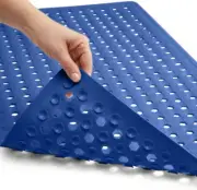Patented Bath Tub Shower Mat 35X16 Washable Bathtub Floor Mats Suction Cups