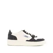 [Autry] Autry Medalist Glitter-panel Low-top Sneakers 37 IT WHITE/BLUE