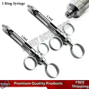 Anesthetic Aspirating 3 Ring Syringes Anesthesiology Injection Dental Instrument