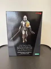 Kotobukiya Star Wars Mandalorian & Grogu Beskar Staff 1/10 Scale Statue Sealed