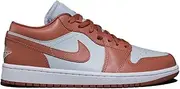 [AIR JORDAN] Jordan Women's 1 Low Pure Platinum/Sky J Orange (DC0774 080), Kleur Als Op Foto, 8