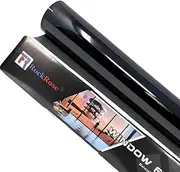 RockRose Charcoal 2PLY Premium Carbon 20% VLT Car Tint 20 in x 100 FT Professional Window Tint Heat, UV, and IRR Block Tint for Cars or Building Adhesive Film Easy Shrink, Plotter Friendly