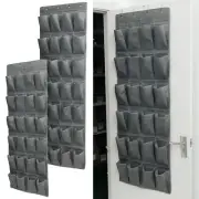 Over The Door Shoe Organizer with 4 Hooks Large Capacity Hanging Door Shoe jeQFE