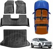 X-CAR 3D All-Weather Floor Mat Boot Liner Carpet Combo for Haval Jolion 2021-2025 Heavy Duty Cargo Trunk Mat Luggage Tray