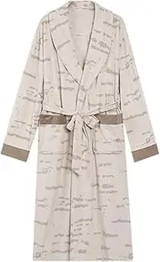 [UTOQIA] Pajama Robe Women Bathrobe Thick Warm Robe Soft Winter Fall Pajamas For Home Clothes Lounge Bathrobe