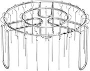 Kebab Grill Rack Holder - Air Fryer Standing Barbecue Rack | Hanging Oven Skewers Rack | Air Fryer Skewer Stand | Non-Stick Reusable Rust-Proof Stainless Grilling Skewer For Outdoor Cooking Corn Veget