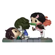 Demon Slayer - Tanjiro & Nezuko Vs Temple Demon Pop! Moment