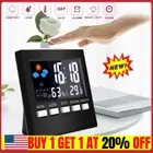 NEW LED Digital Alarm Clock Snooze Thermometer Hygrometer Weather Display US