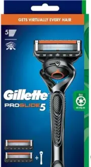 Gillette Fusion Proglide 5 Razor Handle+2 Blade-Au