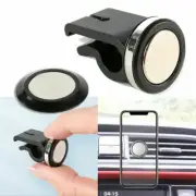 Black Magnetic In Car Air Vent Stand Mount Holder Bracket For Mobile Cell Phone (for: Mini)
