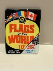 1970 Flags Of The World Wax Pack SEALED O PEE CHEE