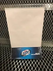 MILLER LITE Table Beer Sign 2 Sided Menu Holder Advertising Acrylic Inserts NEW